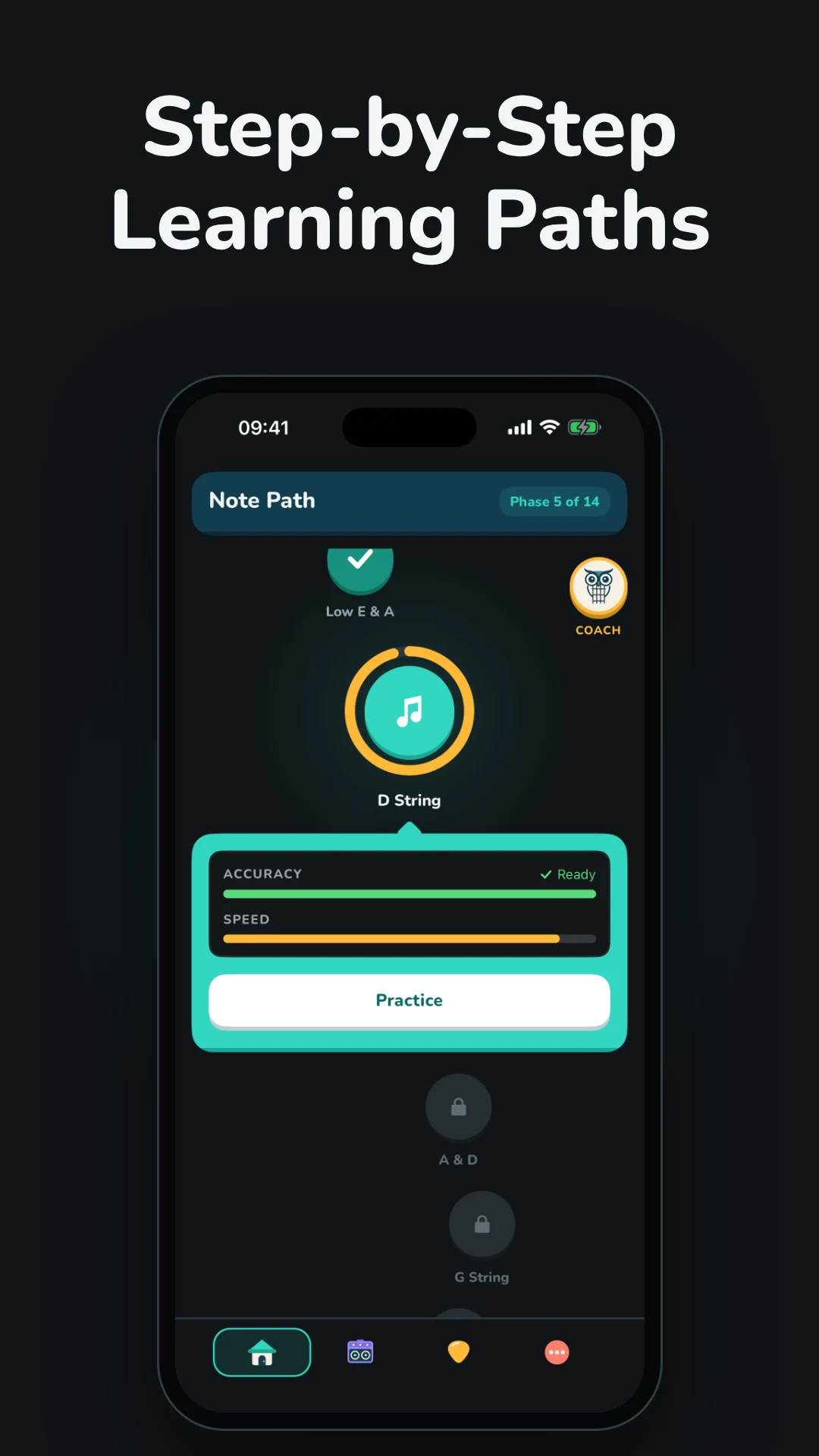 FretGenius: Fretboard Trainer screenshot