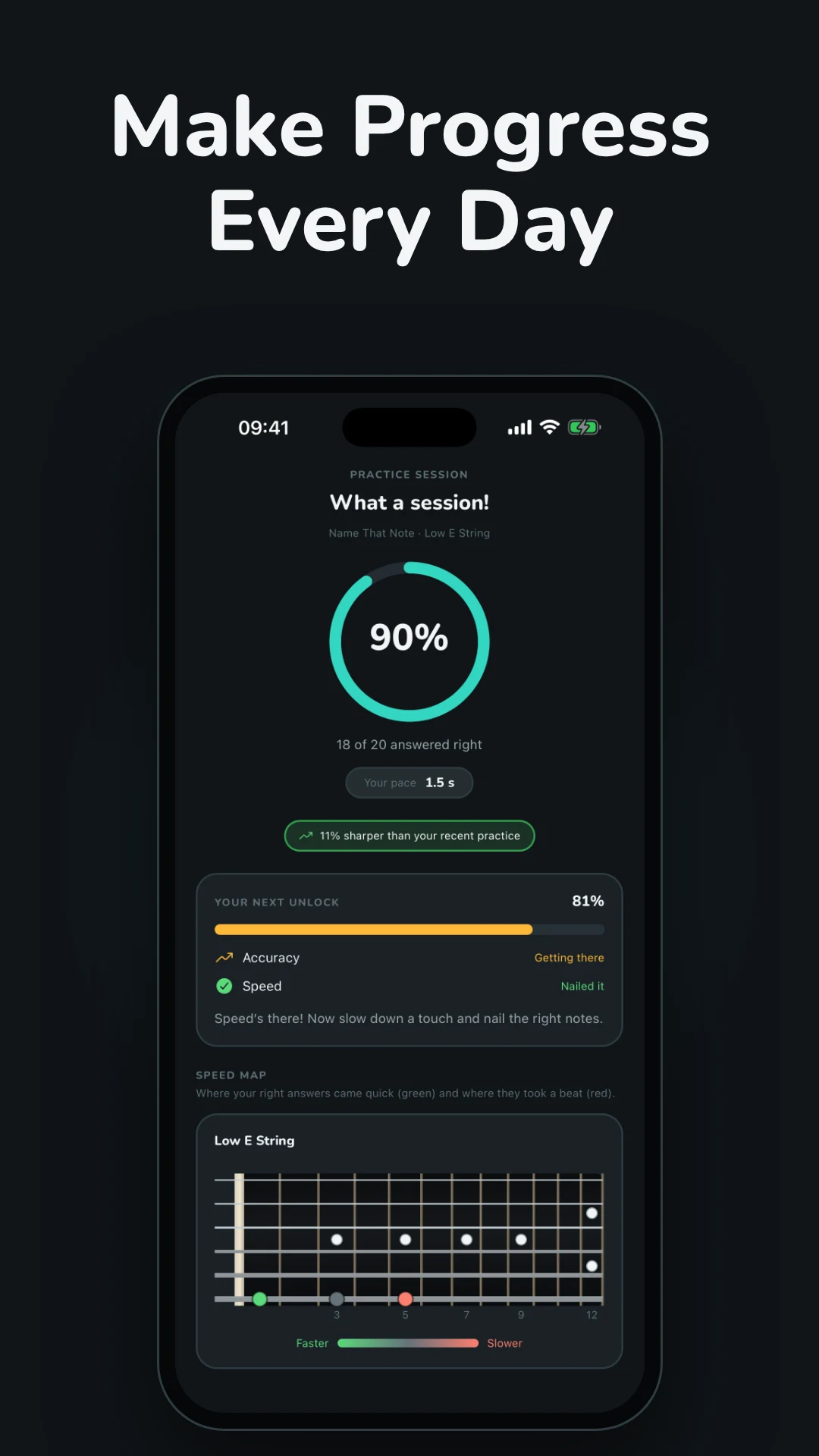 FretGenius: Fretboard Trainer screenshot