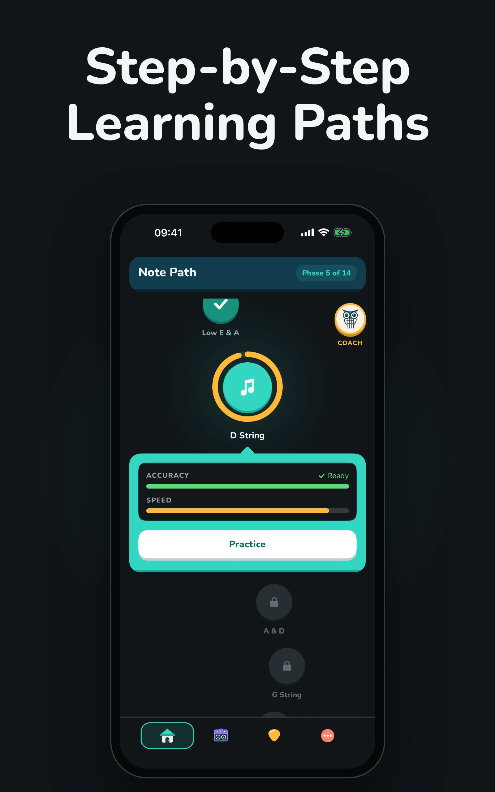 FretGenius: Fretboard Trainer screenshot